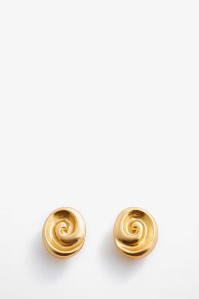 Round Spiral Earrings from Mango