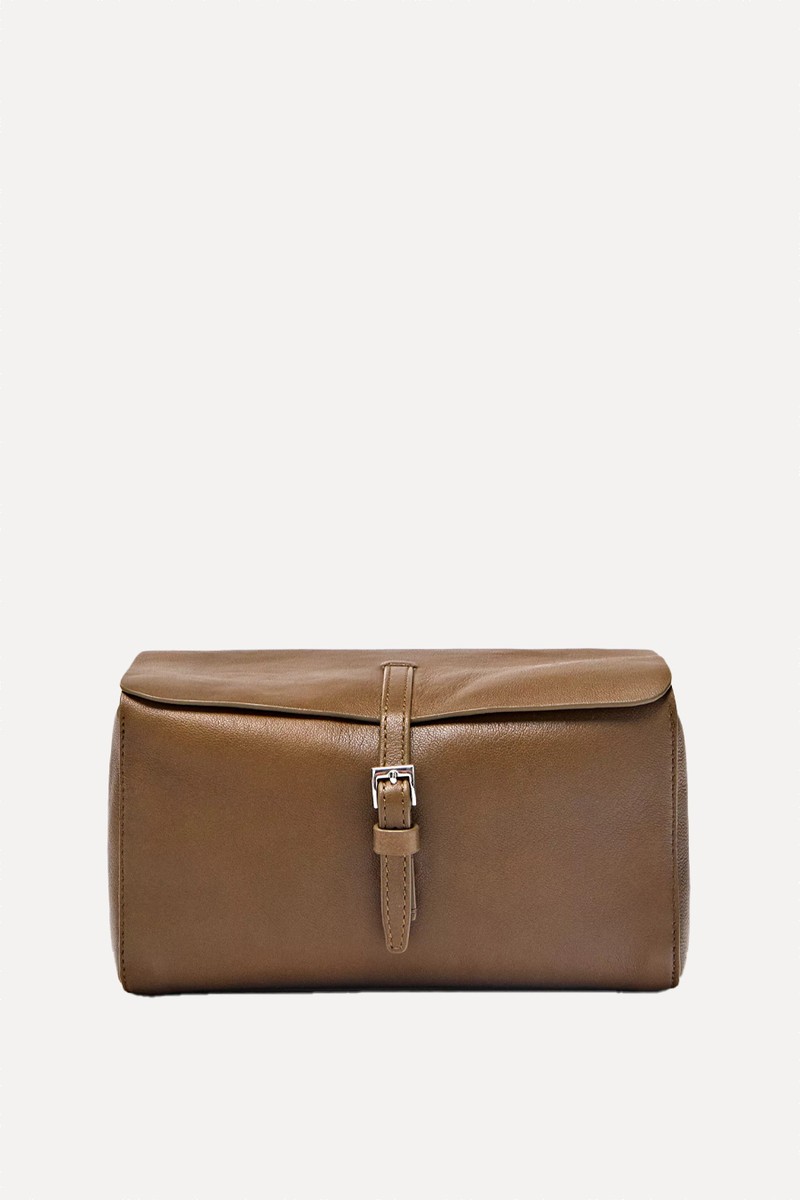 Nappa Leather Travel Toiletry Bag