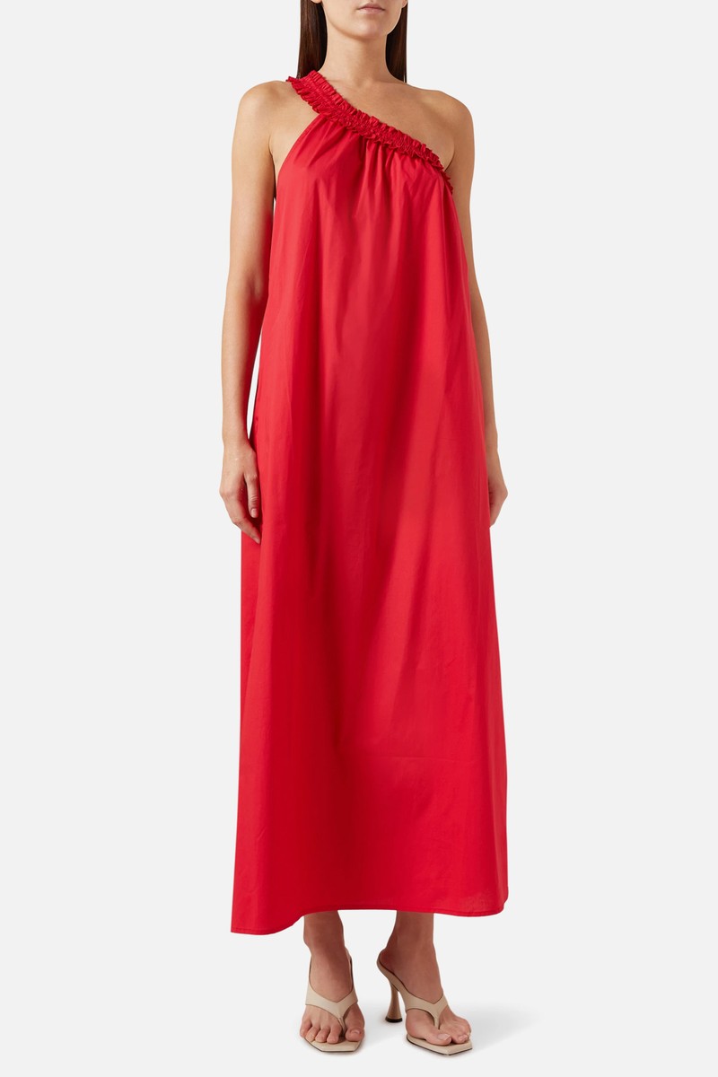 Donatella One-Shoulder Maxi Dress from Bird & Knoll