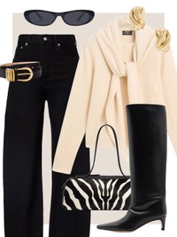 3 Cool Ways With This Scarf-Detail Knit 