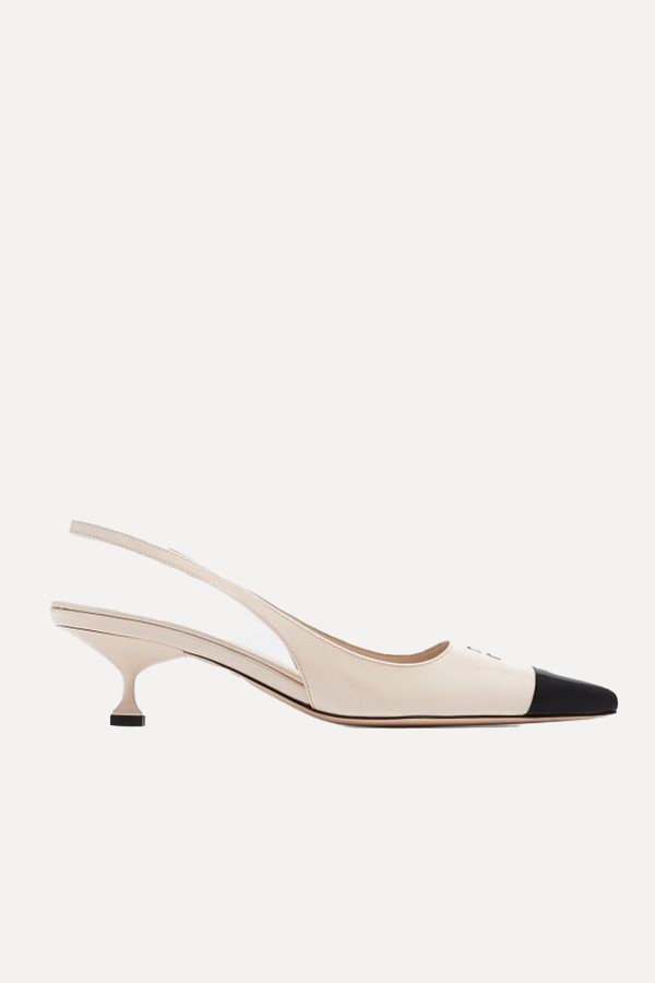 Patent Leather Slingback Pumps from Miu Miu