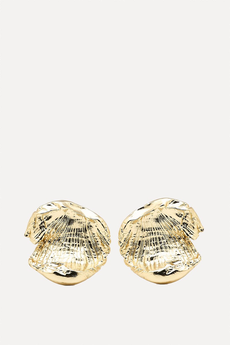 Fossil Earrings from Massimo Dutti
