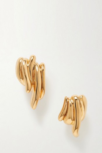 Gold-Tone Earrings from Jil Sander