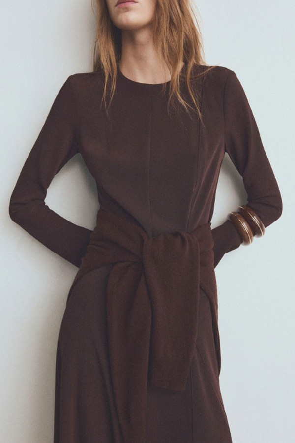 A-Line Dress With Godets