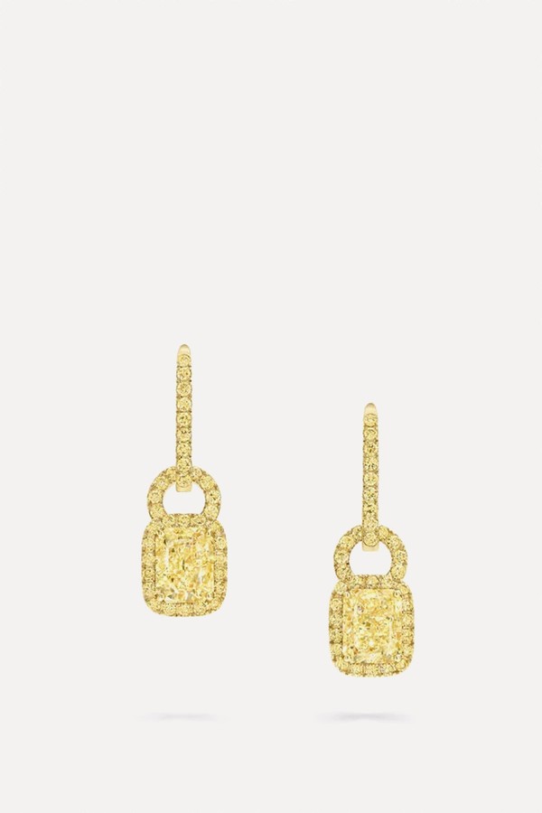 Icon 8 Radiant Yellow Diamond Earrings