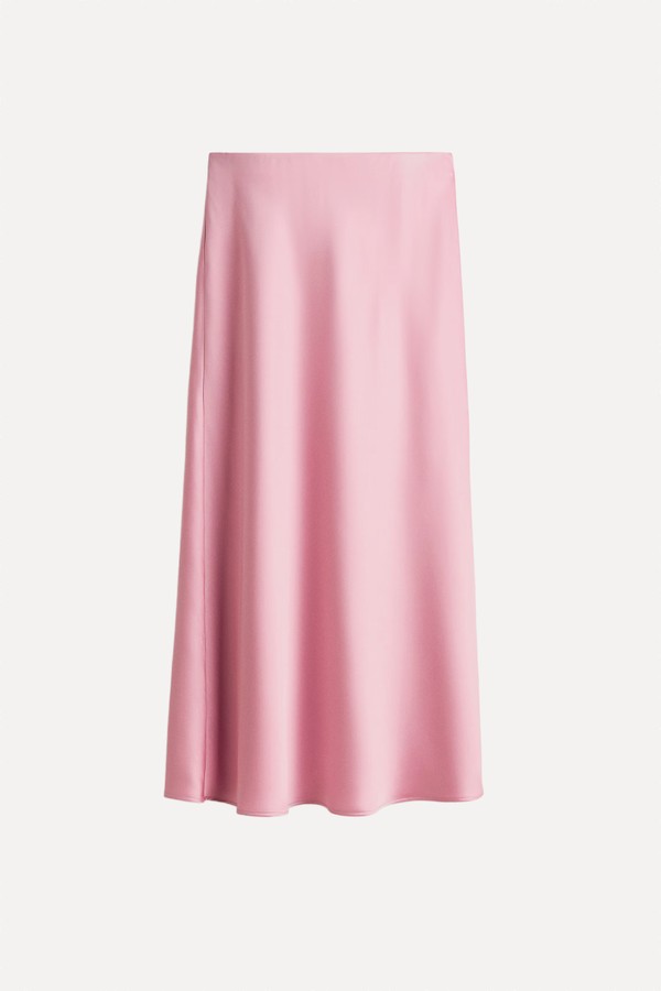 Satin Maxi Skirt from H&M,