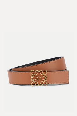 Anagram Reversible Leather Belt from Loewe