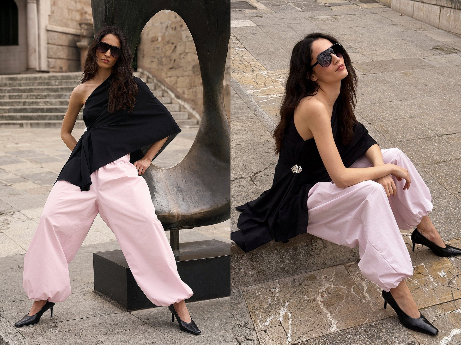 Mid Waist Balloon Pants from  NA-KD