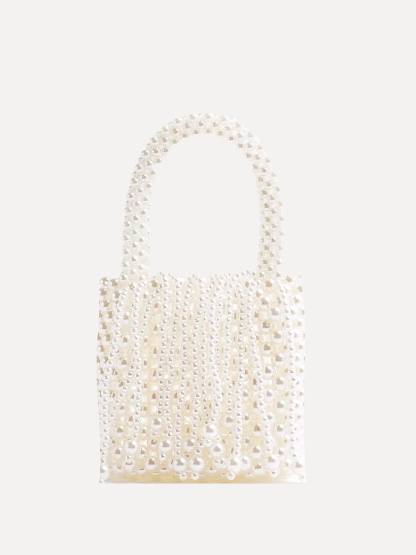 Waterfall Pearl Clutch Bag 