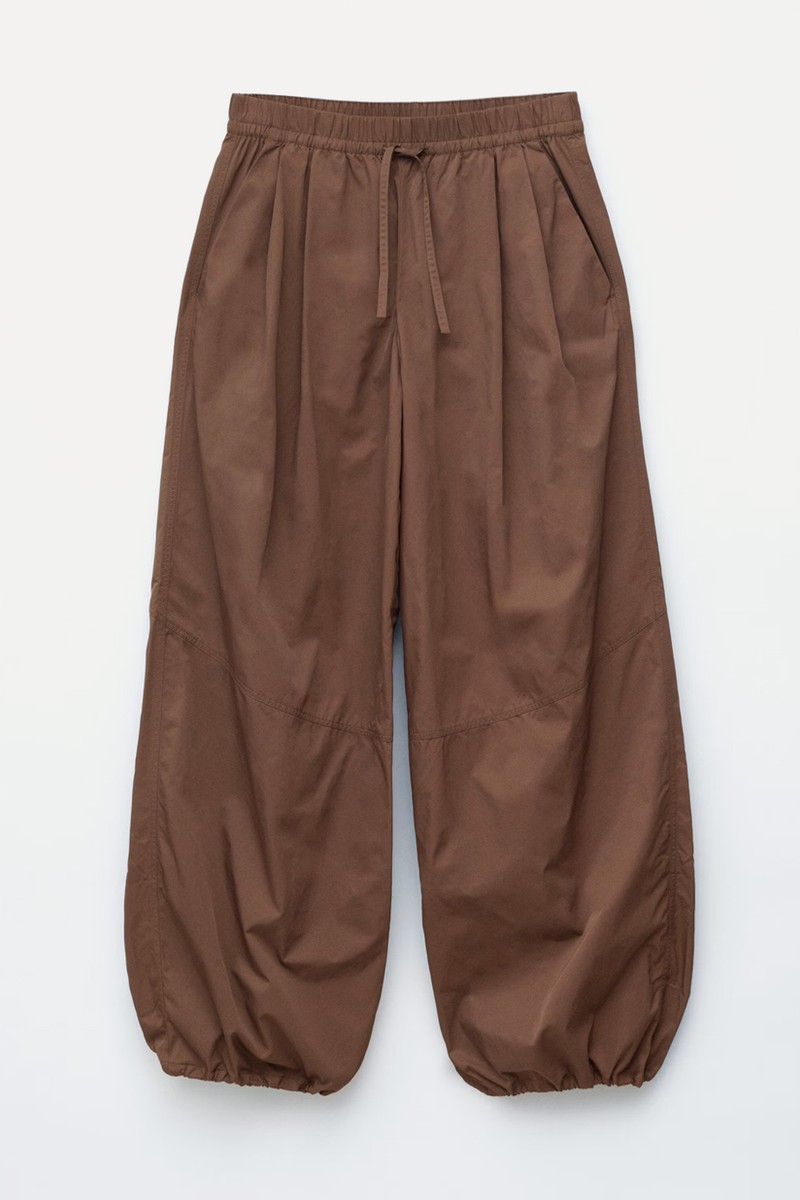 Drawstring Barrel Leg Trousers from H&M