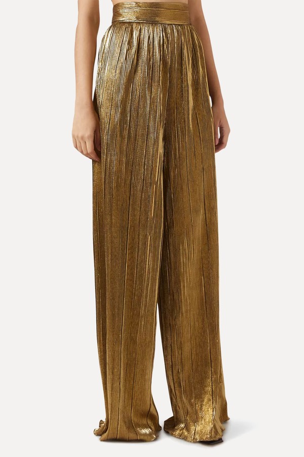 Plissé Wide-Leg Pants from SemSem