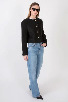 Cleo Wool Tweed Jacket, AED 1,191 | Marcéla
