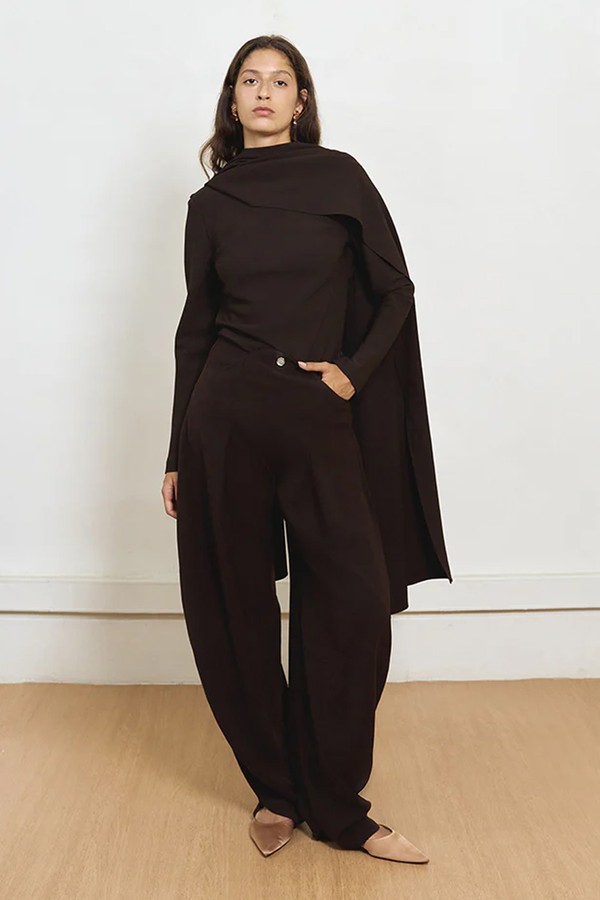 Curve Crepe Pants