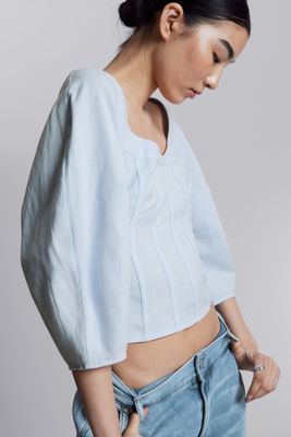 Cropped Corset Blouse from & Other Stories