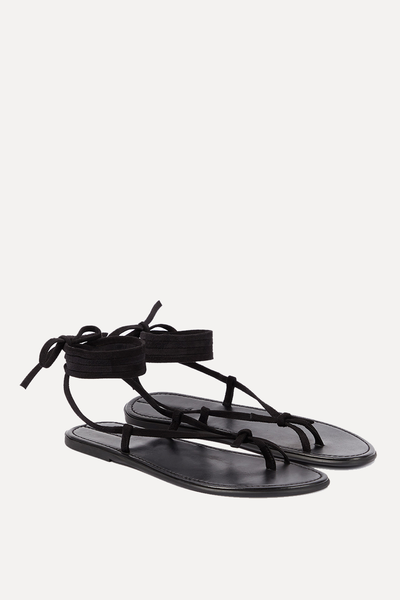 Tie Leather Sandals from The Row