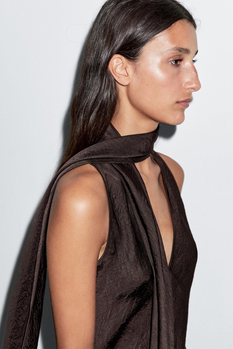 Flowing Top With Tie Detail