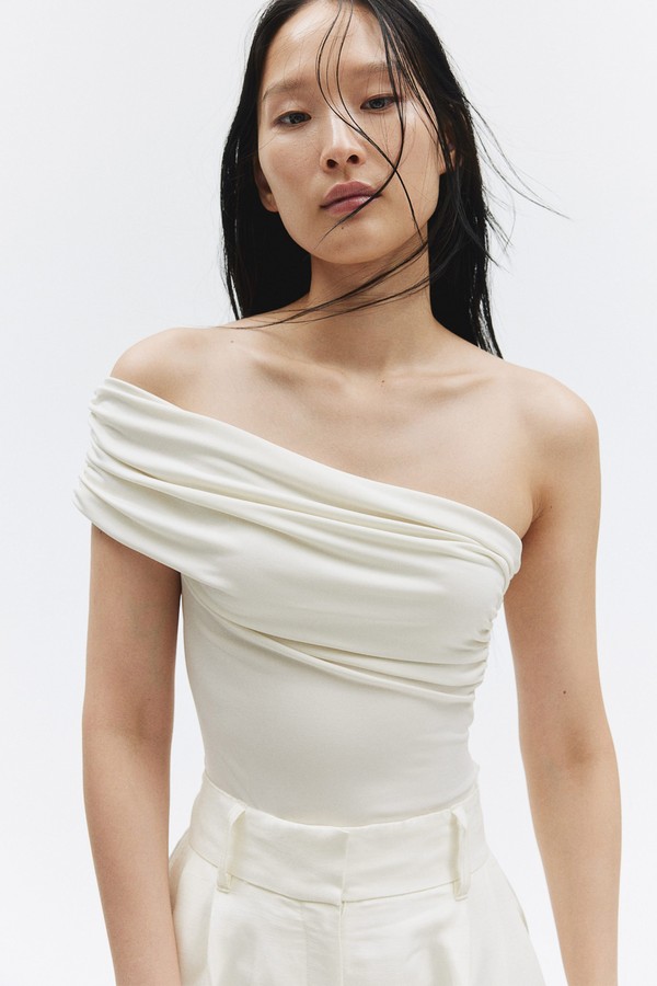 Draped One-Shoulder Body