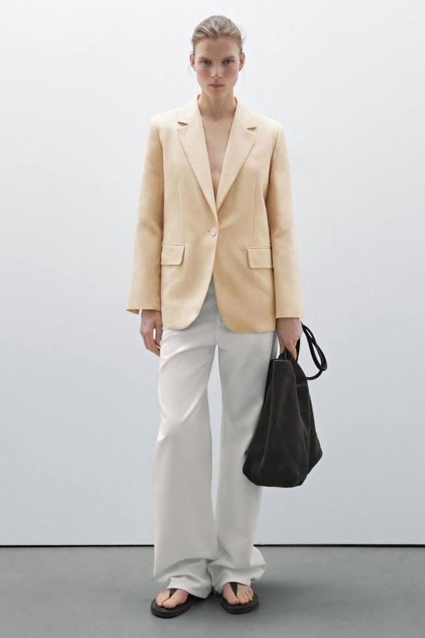 Linen Blend Blazer