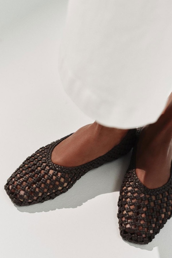 Braided Ballet Flats from Zara