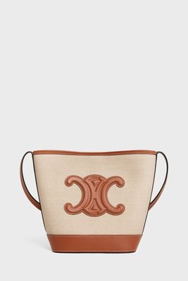 Small Bucket Cuir Triomphe from Celine