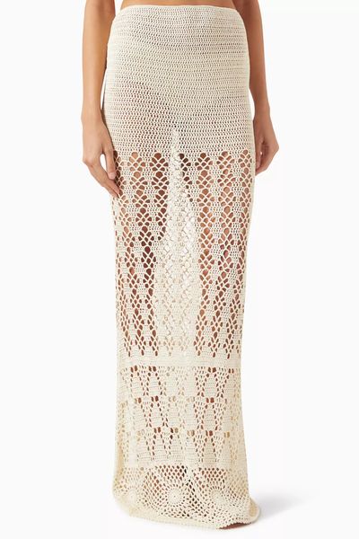 Giulia Crochet Maxi Skirt from Savannah Morrow