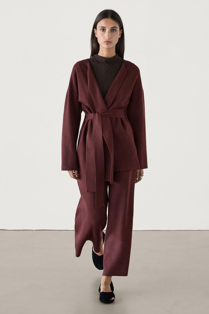 Crossover Co-Ord Kimono With Bow from Massimo Dutti