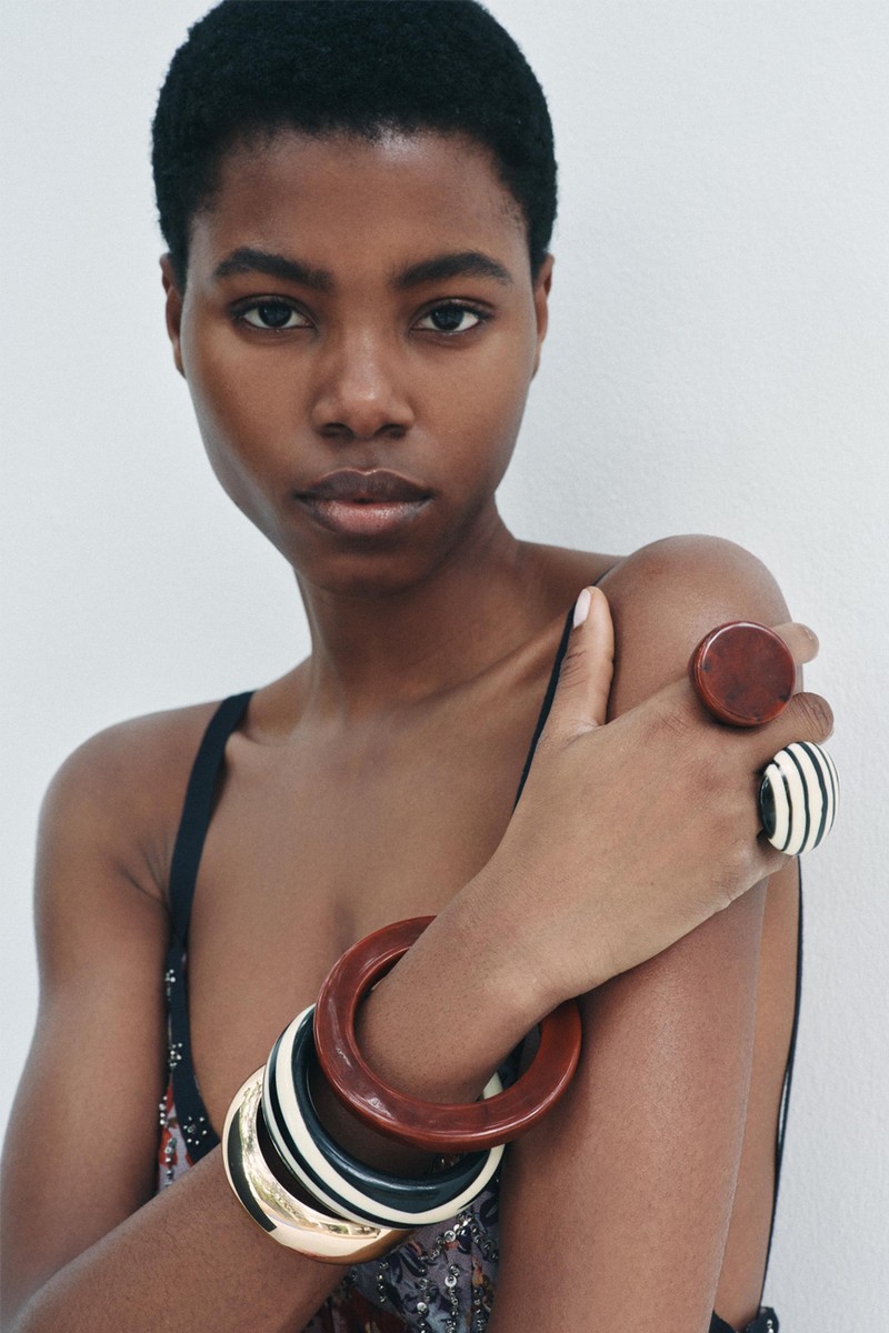 2 Pack Resin Maxi Rings from Zara
