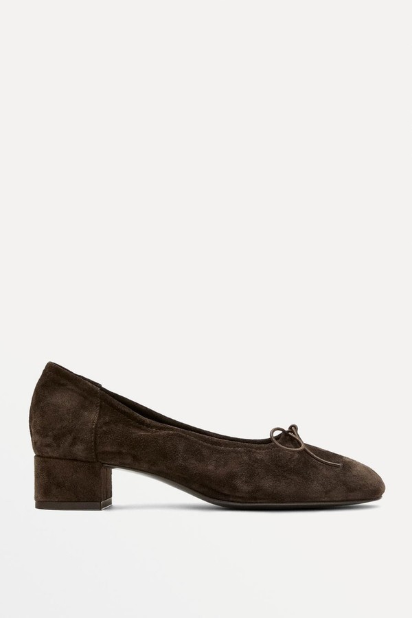 High-Heel Ballerinas from Massimo Dutti