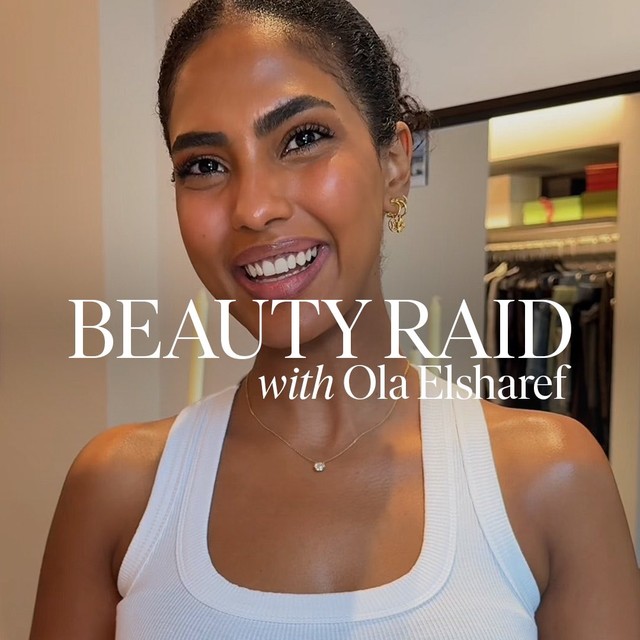 Join us as we get an exclusive look into @ola_elsharef’s beauty wardrobe. Here, she gives us her t