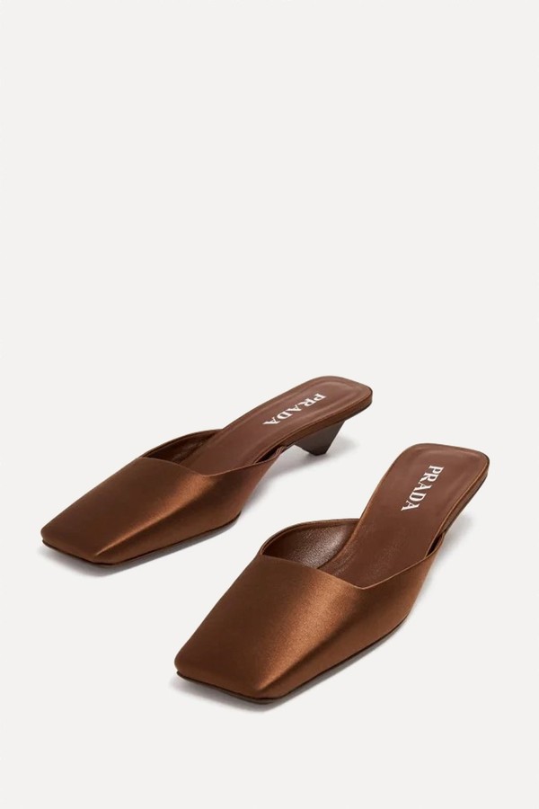 Satin Mules from Prada