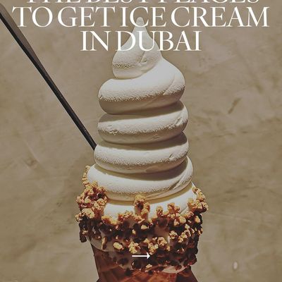 When the Dubai heat demands a cool treat, nothing beats a delicious scoop of ice cream. From creamy 
