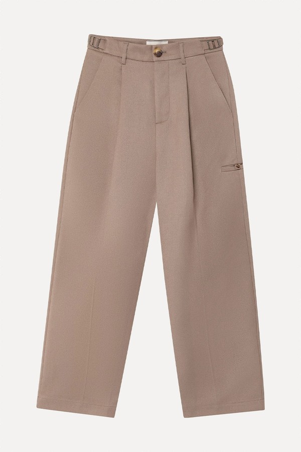 Tailored Wide Leg Trousers