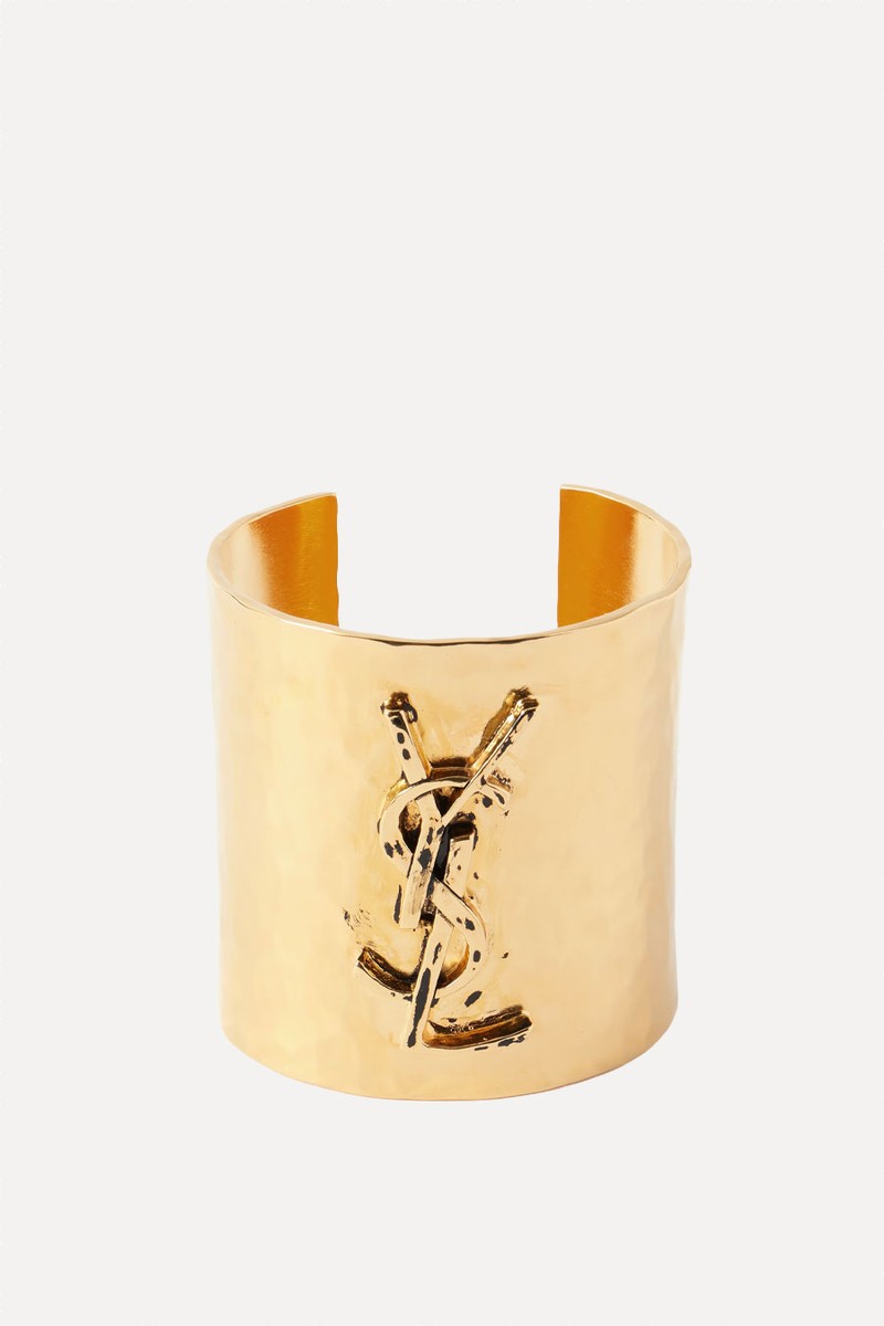 Cassandre Gold-Tone Cuff from SAINT LAURENT 