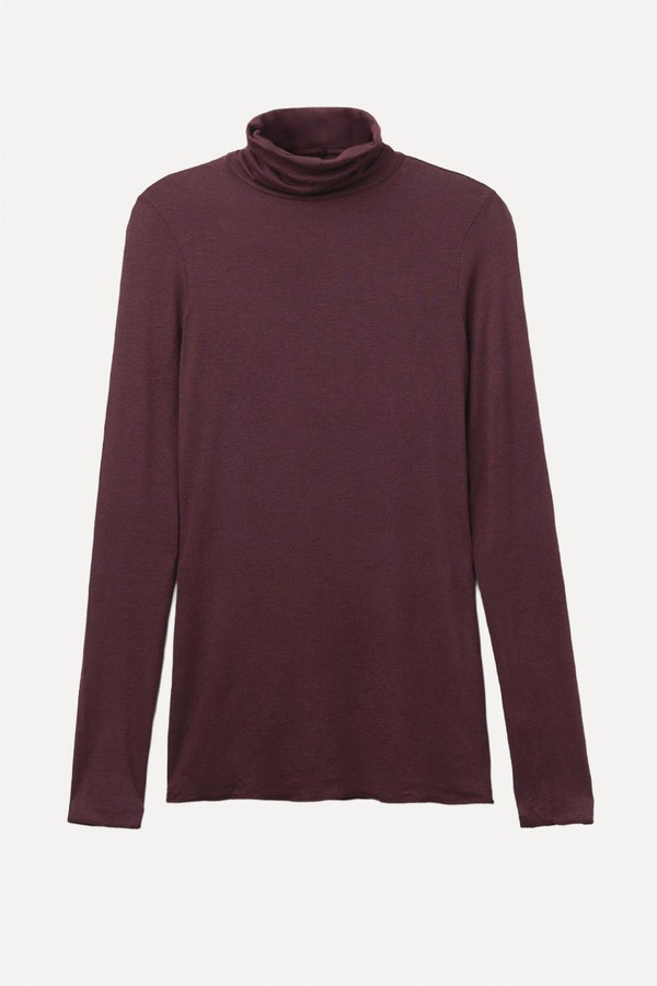 Modal Cashmere Ultralight High-Neck Top from Intimissimi