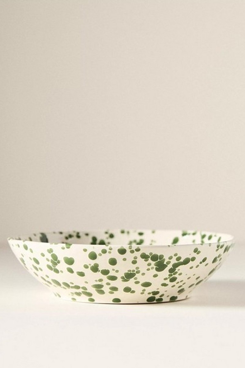 Splatter Portuguese Stoneware Pasta Bowl from Anthropologie