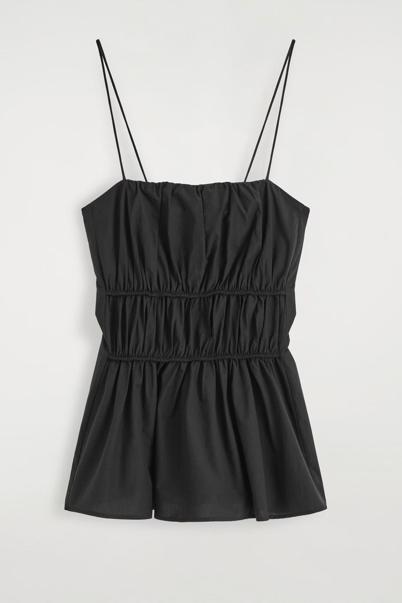 Gathered Cotton Top