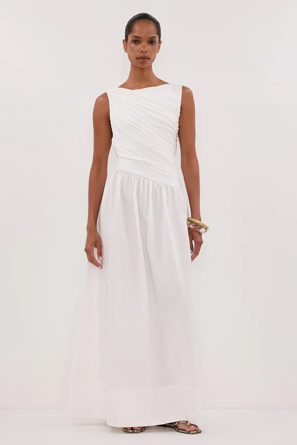 Alexandra Hybrid Midi Dress from Dissh