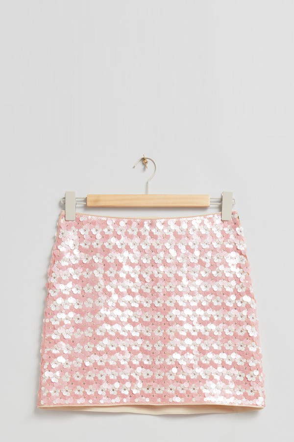 High Waist Sequin Skirt from & Other Stories