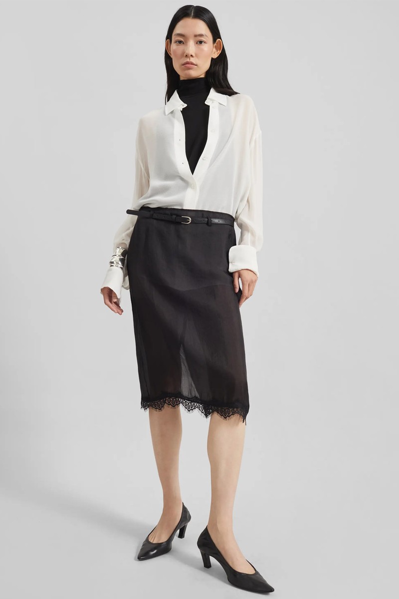Lolai Sheer Lace Skirt