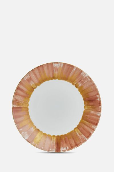 Panache Pink Coupe Dinner Plate from Marie Daage