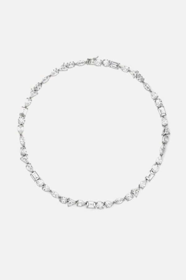 Multi Shape Tennis Necklace from Kenneth Jay Lane