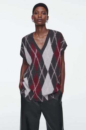 Argyle Wool Vest