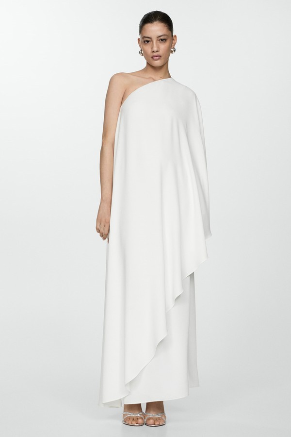 Asymmetrical Cape Dress