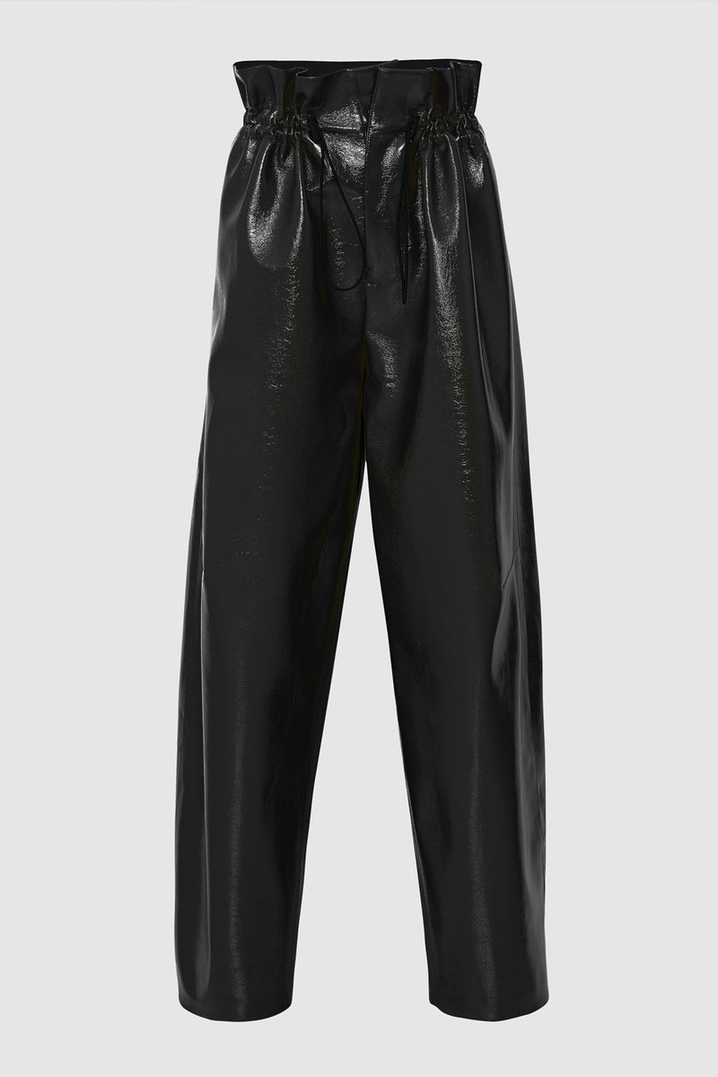 Vegan Leather Parachute Pants