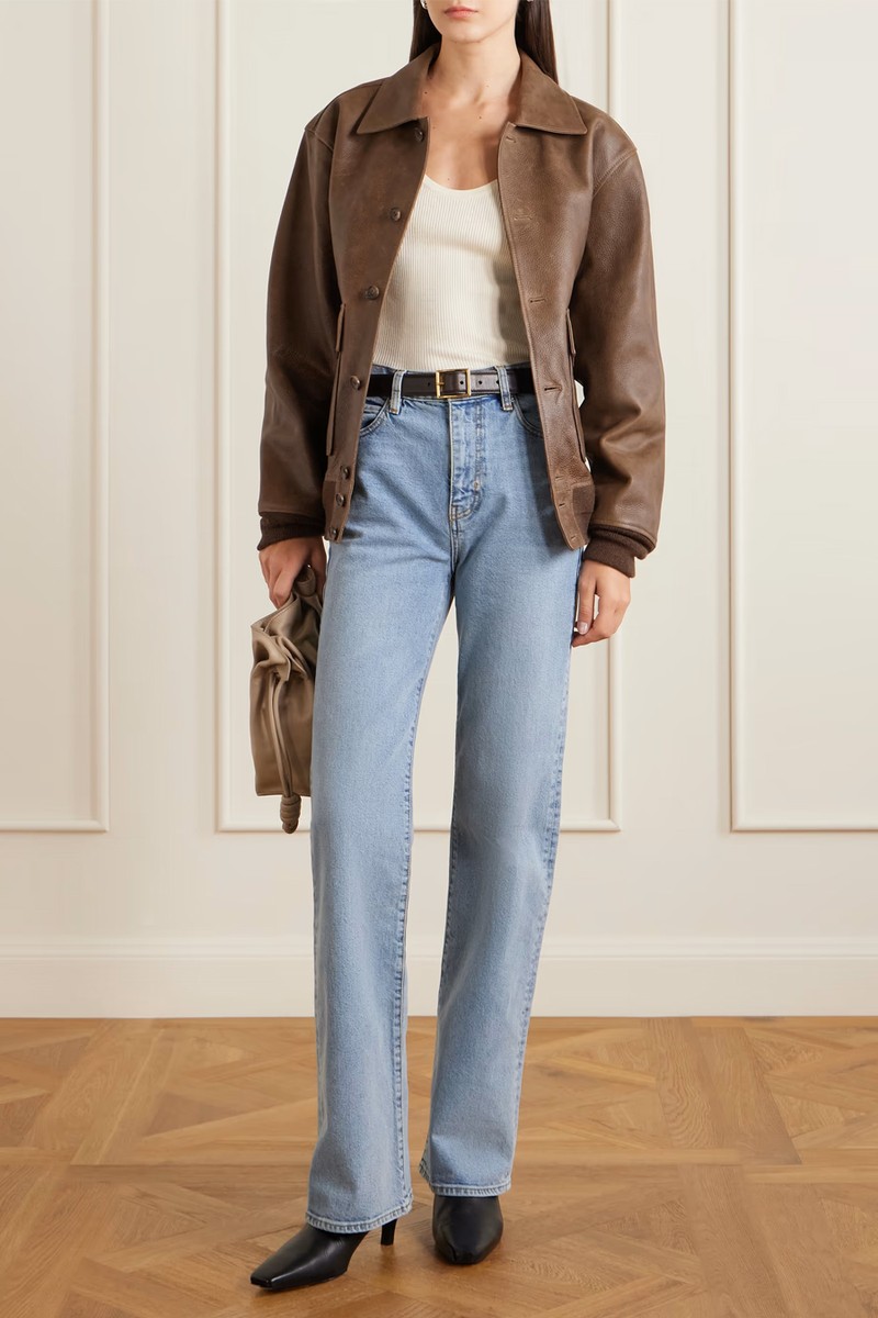 The Arrow High-Rise Flared Jeans from Frame