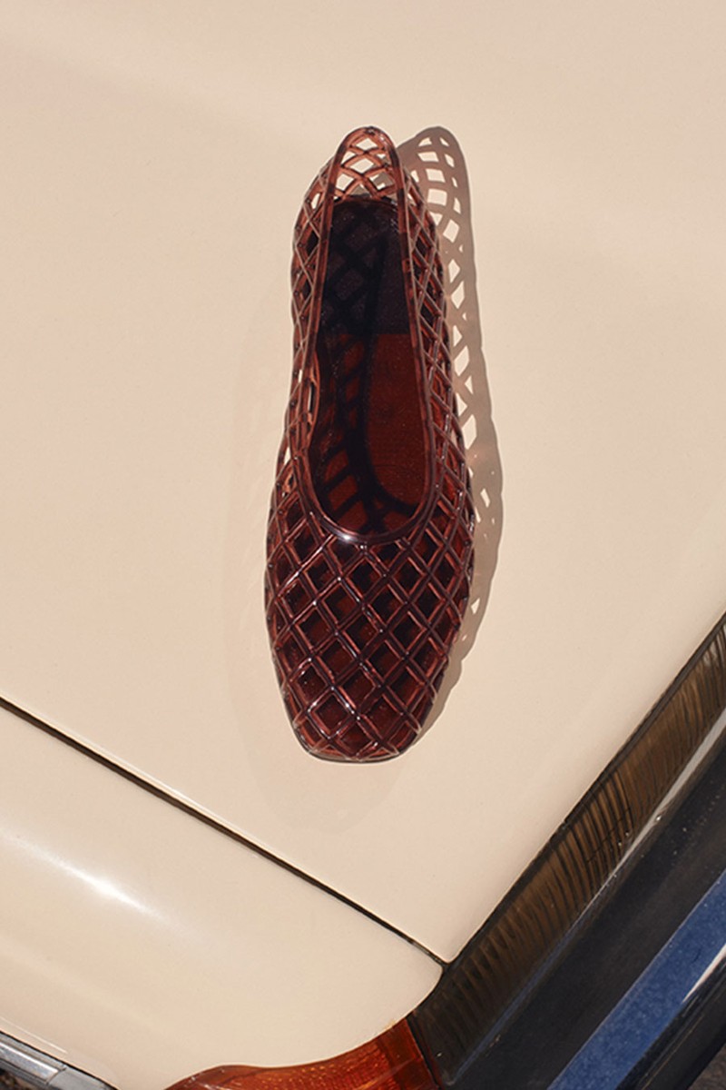 Plastic Mesh Ballet Flats from H&M