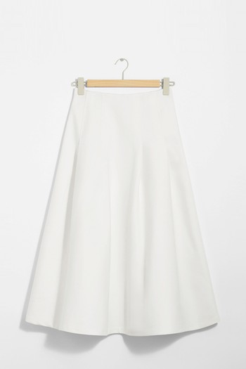 A-Line Midi Skirt