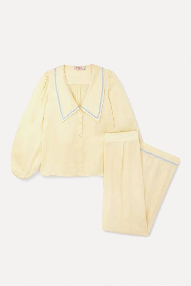 Frenchie Pear Silk Set from It's 9pm
