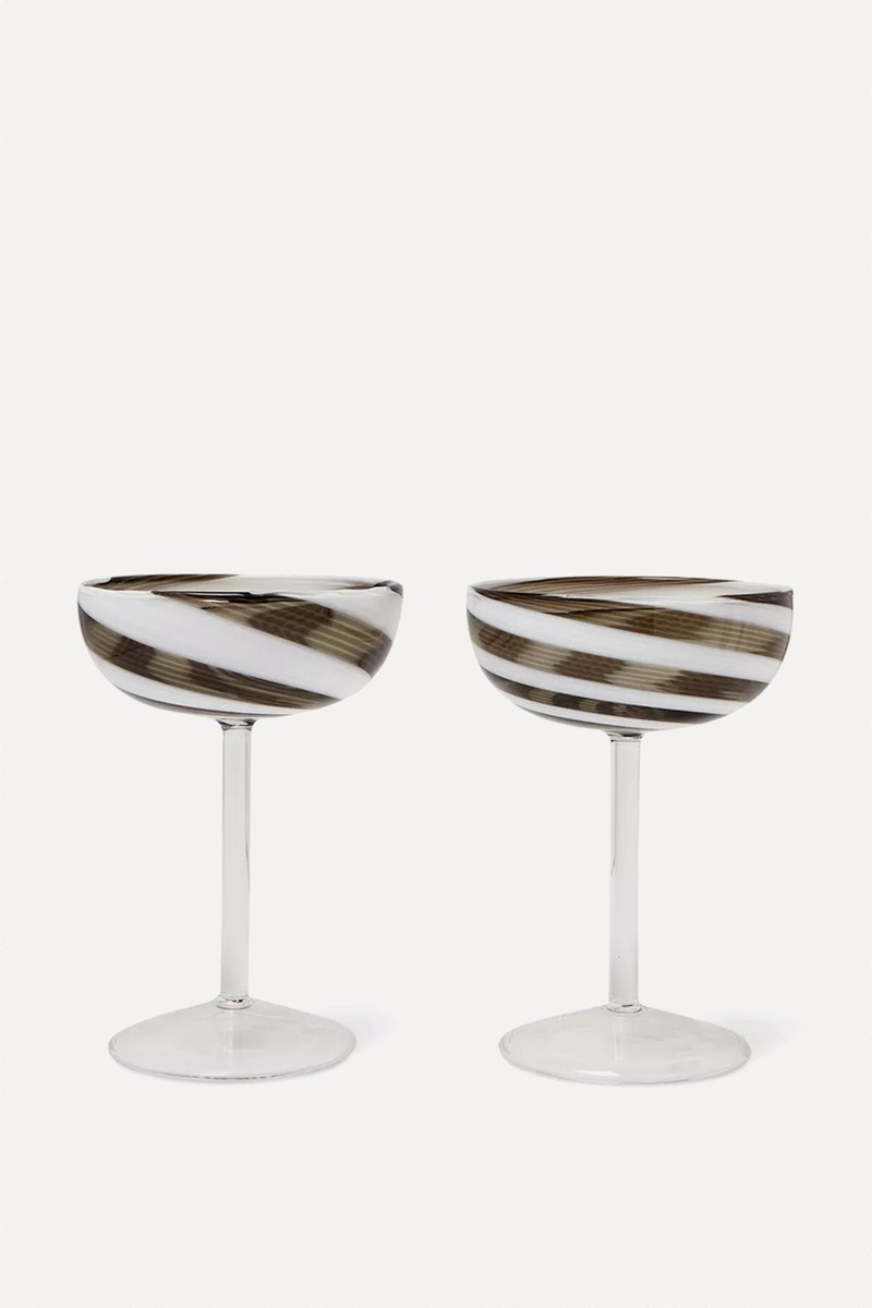 Swirl Coupe Glasses from Fazeek