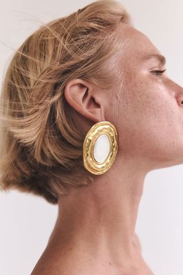Contrasting Earrings, AED 99 | Zara
